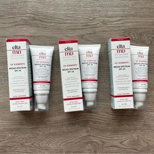 3x NWT EltaMD UV Elements Tinted SPF 44 Broad-Spectrum SPF (Original Formula)